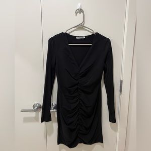 Reformation Cally Black Dress